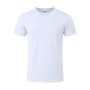 Camiseta blanca de algodón personalizada 150 g con logotipo para empresas