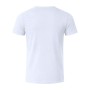 Camiseta blanca de algodón personalizada 150 g con logotipo para empresas