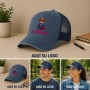 Gorra Trucker de algodón efecto lavado personalizada con logotipo para empresas