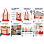 Bolsa nevera térmica personalizada con interior de aluminio para empresas