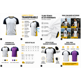 Camiseta técnica deportiva personalizada para adulto y niño con logotipo para empresas