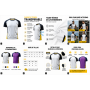 Camiseta técnica deportiva personalizada para adulto y niño con logotipo para empresas