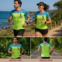 Camiseta técnica de running personalizada para hombre y mujer con logotipo para empresas
