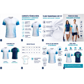 Camiseta técnica running transpirable personalizada con logotipo para empresas