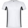 Camiseta técnica Roly Shanghai transpirable bicolor personalizada para empresas