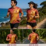 Camiseta técnica deportiva transpirable personalizada con logotipo para empresas