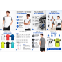 Camiseta técnica Roly Zolder transpirable personalizada para empresas