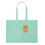 Bolsa Tote grande de algodón reciclado con fuelle personalizada para empresas