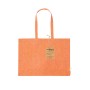 Bolsa Tote grande de algodón reciclado con fuelle personalizada para empresas