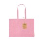 Bolsa Tote grande de algodón reciclado con fuelle personalizada para empresas