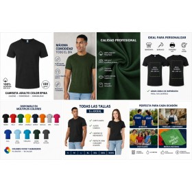 Camiseta de algodón personalizada de 150 g con logotipo para empresas