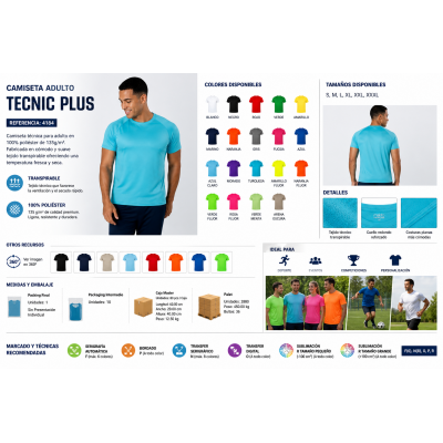 Camiseta técnica transpirable personalizada con logotipo para empresas