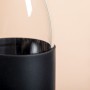 Botella de cristal y bambú personalizada con logotipo para empresas