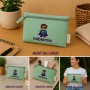 Neceser de algodón reciclado personalizado con logotipo para empresas