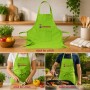 Delantal con bolsillo personalizado con logotipo para empresas