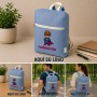 Mochila de algodón reciclado personalizada con logotipo para empresas