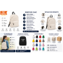 Mochila urbana de poliéster personalizada con logotipo para empresas
