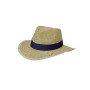 Sombrero de paja trenzada personalizado con logotipo para empresas y eventos