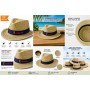 Sombrero de paja trenzada personalizado con logotipo para empresas y eventos