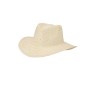 Sombrero de paja blanco personalizado con logotipo para empresas y eventos