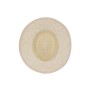 Sombrero de paja blanco personalizado con logotipo para empresas y eventos