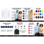 Sudadera unisex de algodón personalizada con logotipo para empresas