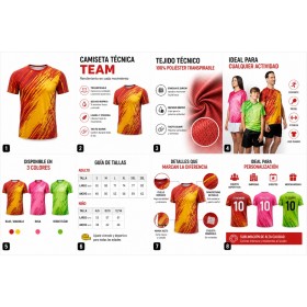 Camiseta técnica para equipos personalizada con logotipo para empresas