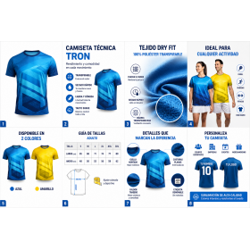 Camiseta técnica de alto rendimiento personalizada con logotipo para empresas