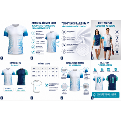 Camiseta running transpirable personalizada con logotipo para empresas