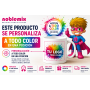 Botella de aluminio reciclado personalizada de 400 ml con mosquetón para empresas