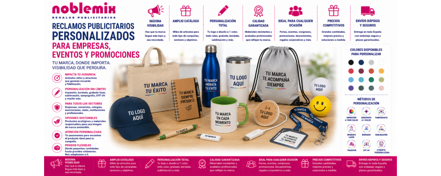 Reclamos Publicitarios Personalizados para Empresas | Noblemix