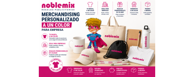 Merchandising Personalizado a 1 Color | Productos Publicitarios para Empresas | Noblemix
