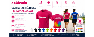 Camisetas Técnicas Personalizadas | Running, Deporte y Empresas | Noblemix