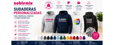 Sudaderas Personalizadas | Empresas, Eventos y Clubes Deportivos | Noblemix