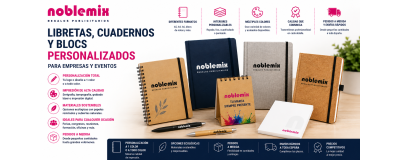 Libretas, Cuadernos y Blocs Personalizados | Empresas | Noblemix