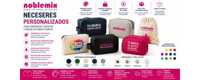 Neceseres Personalizados | Empresas, Eventos y Regalos Publicitarios | Noblemix