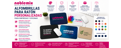 Alfombrillas para Ratón Personalizadas | Empresas | Noblemix