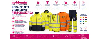 Ropa de Alta Visibilidad Personalizada | Vestuario Laboral | Noblemix