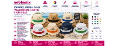 Sombreros Personalizados | Empresas, Eventos y Publicidad | Noblemix