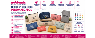 Estuches y Monederos Personalizados para Empresas y Regalos Publicitarios | Noblemix