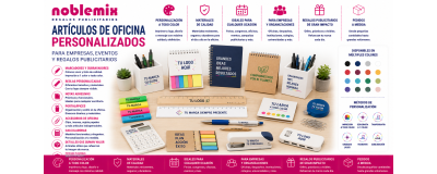 Artículos de Oficina Personalizados para Empresas y Regalos Publicitarios | Noblemix
