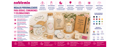 Regalos Personalizados para Bodas, Comuniones y Celebraciones | Noblemix